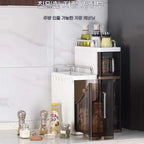 2/3 Layer Kitchen Spice Shelves Pull-Out Spice Organizer Shelf Household Multi-Functional Oil Salt Sauce and Vinegar Storage